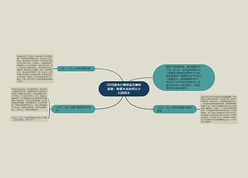 2020国考行测答案及解析真题：数量关系如何从小白到高手