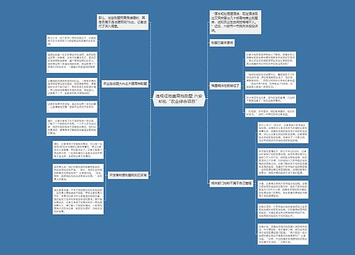 违规征地盖高档别墅 六安却批“农业综合项目”