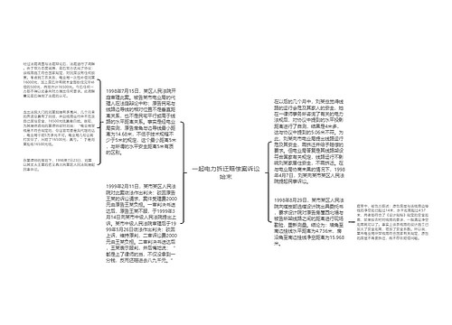 一起电力拆迁赔偿案诉讼始末