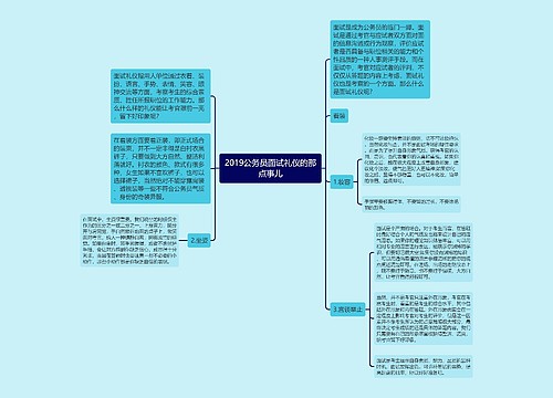 2019公务员面试礼仪的那点事儿