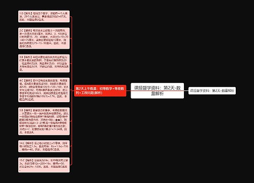 课后督学资料：第2天-数量解析