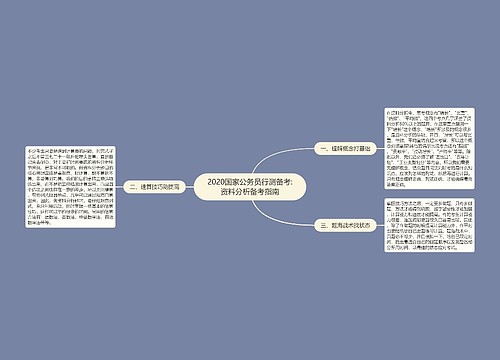 2020国家公务员行测备考:资料分析备考指南