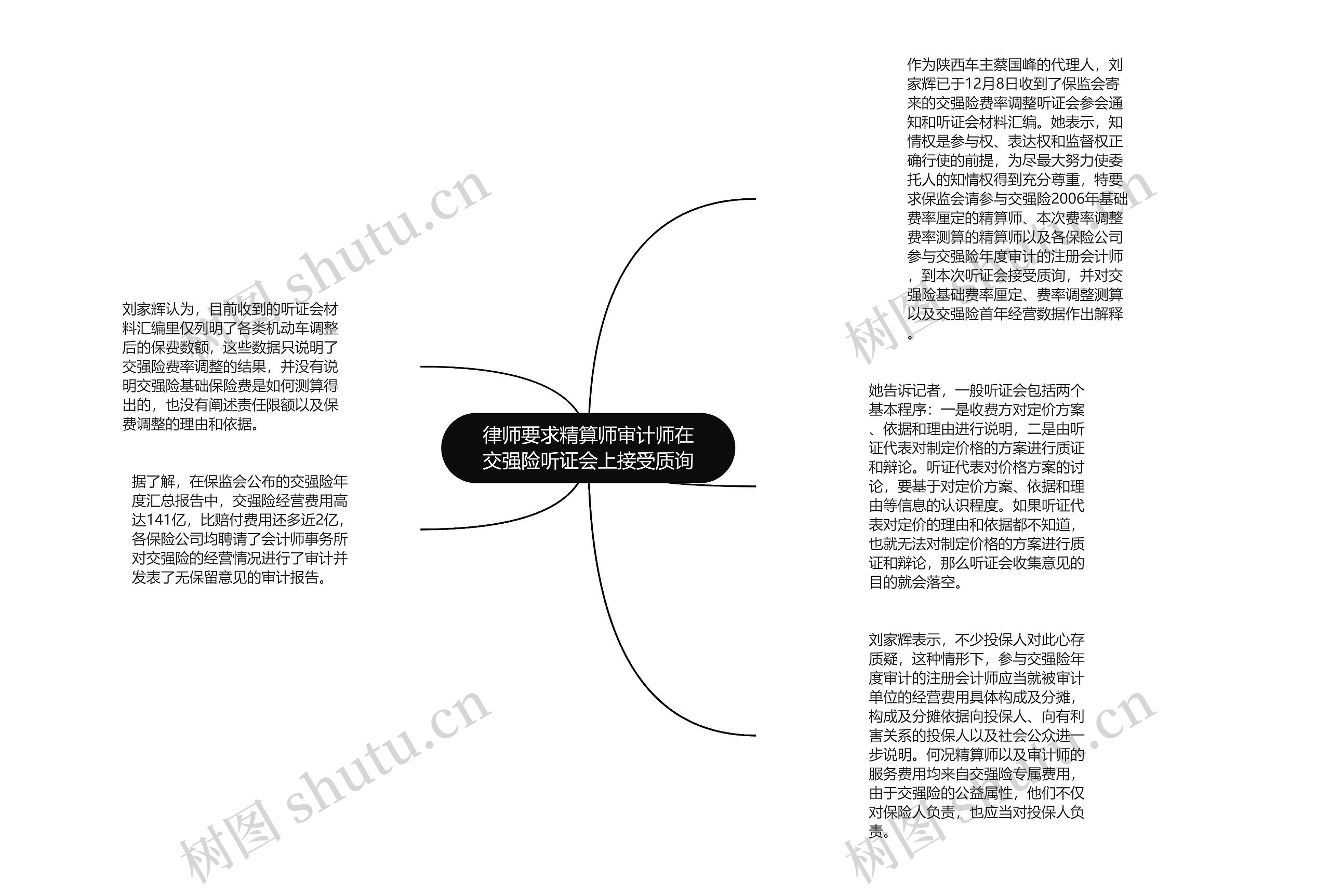 律师要求精算师审计师在交强险听证会上接受质询