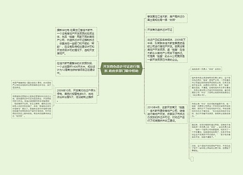 开发商伪造许可证进行强拆 政府多部门暗中相助