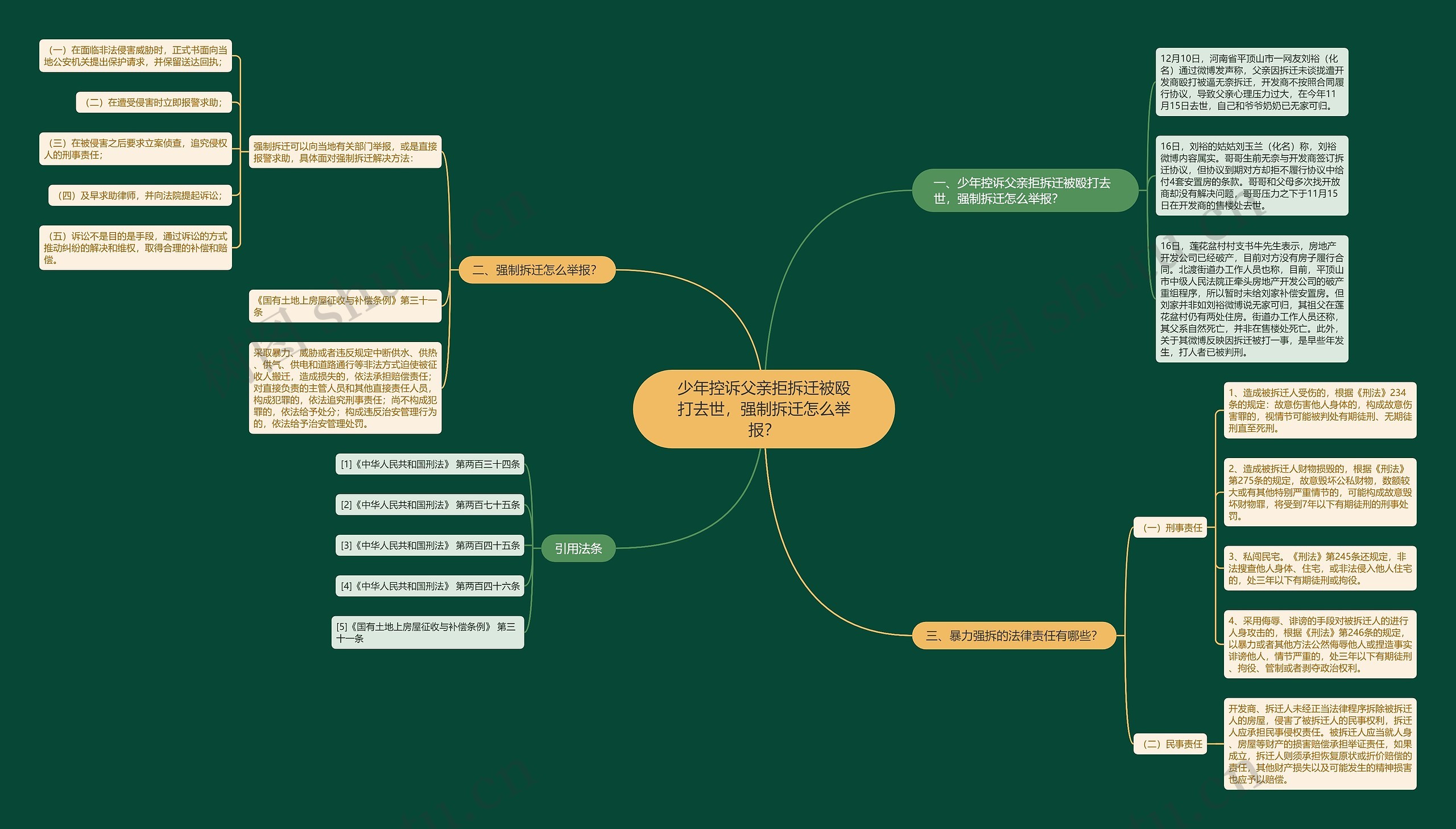 少年控诉父亲拒拆迁被殴打去世,强制拆迁怎么举报? 少年控诉父亲拒拆迁被殴打去世,强制拆迁怎么举报?