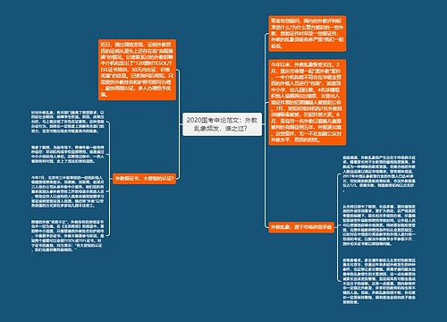 2020国考申论范文：外教乱象频发，谁之过？