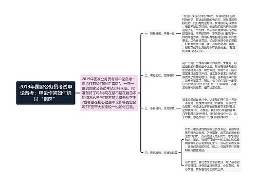 2019年国家公务员考试申论备考：申论作答如何绕过“雷区”