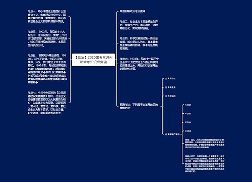 【政治】2020国考常识判断常考知识点集锦