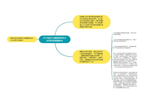 2019国考行测想要拿高分如何利用真题备考