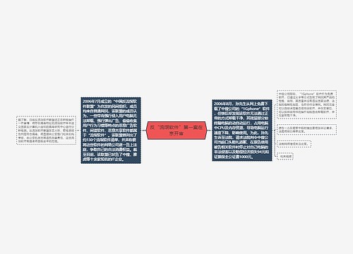 反“流氓软件”第一案在京开审