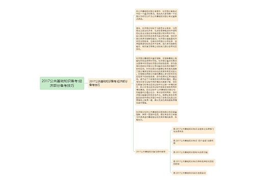 2017公共基础知识备考:经济部分备考技巧