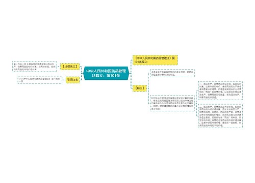 中华人民共和国药品管理法释义：第101条