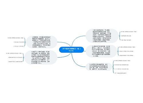 2019国考冲刺每日一练（10.19）