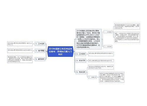 2019年国家公务员考试申论备考：贯彻执行题入门知识