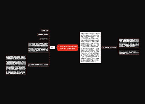 2019年国家公务员考试申论备考：正确答题法