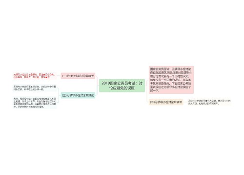 2019国家公务员考试：讨论应避免的误区