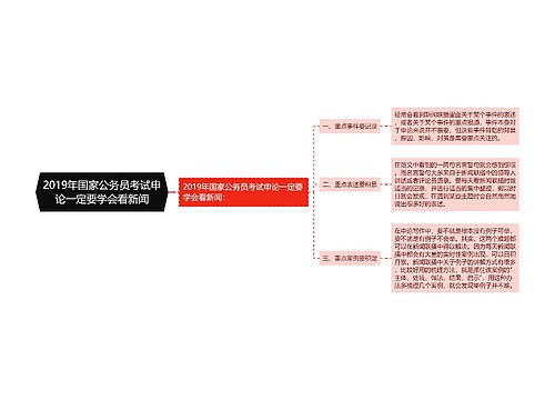 2019年国家公务员考试申论一定要学会看新闻