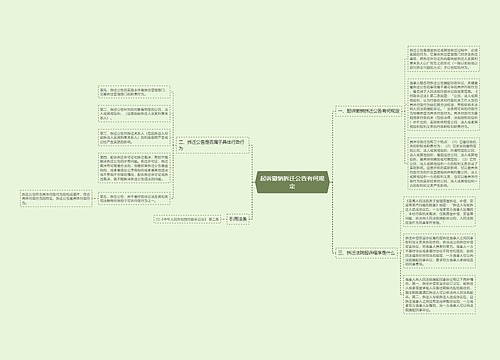 起诉撤销拆迁公告有何规定