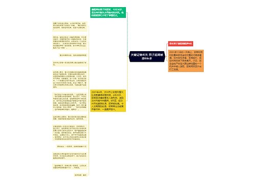 关键证物丢失 男子超期被押4年多