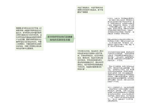 新华网呼吁加快打造健康良性的互联网生态圈