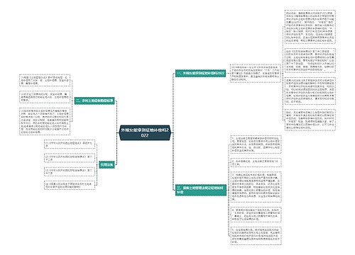 外嫁女能拿到征地补偿吗2022
