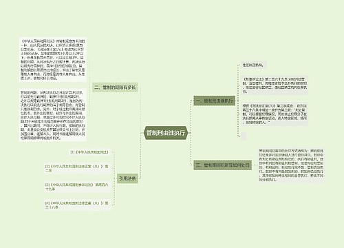 管制刑由谁执行