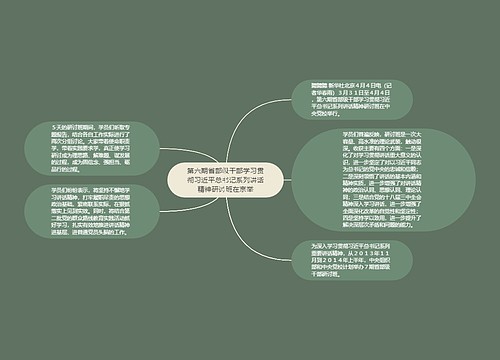 第六期省部级干部学习贯彻习近平总书记系列讲话精神研讨班在京举