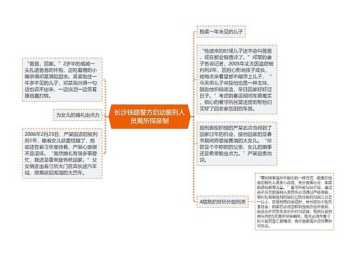 长沙铁路警方启动服刑人员离所探亲制