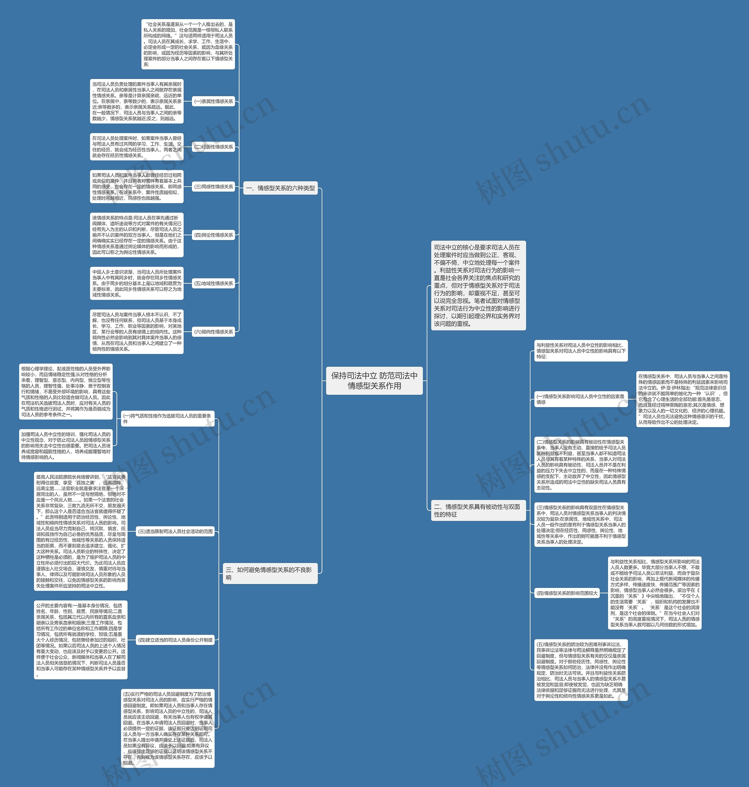 保持司法中立 防范司法中情感型关系作用