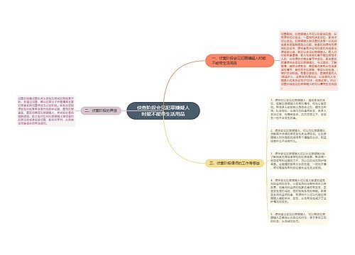 侦查阶段会见犯罪嫌疑人时能不能带生活用品