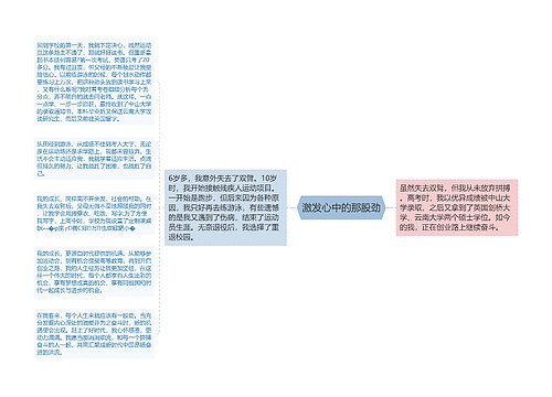 激发心中的那股劲