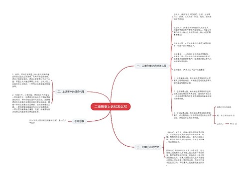 二审刑事上诉状怎么写