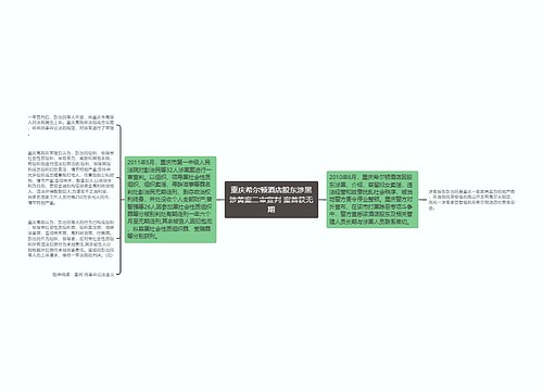 重庆希尔顿酒店股东涉黑涉黄案二审宣判 案首获无期