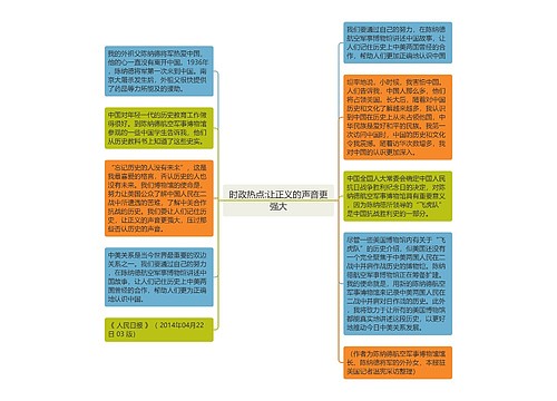 时政热点:让正义的声音更强大