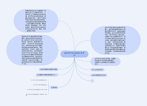 监外执行立法的定义及矛盾