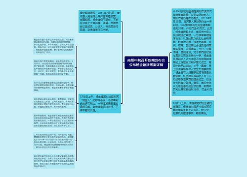 南阳中院召开新闻发布会公布杨金德涉黑案详情