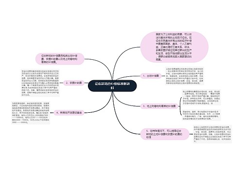 征收耕地的补偿标准新讲解