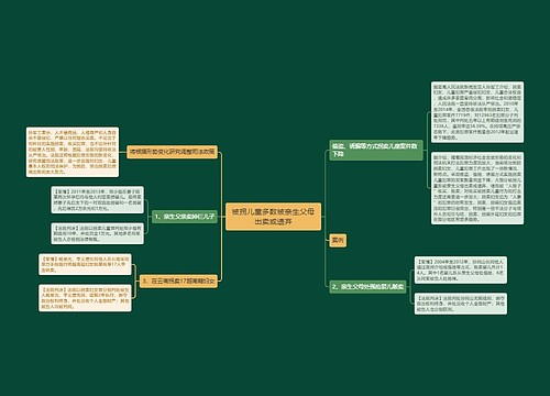 被拐儿童多数被亲生父母出卖或遗弃