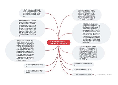 公务员考试时政热点：“驾考通过率”更应看效果