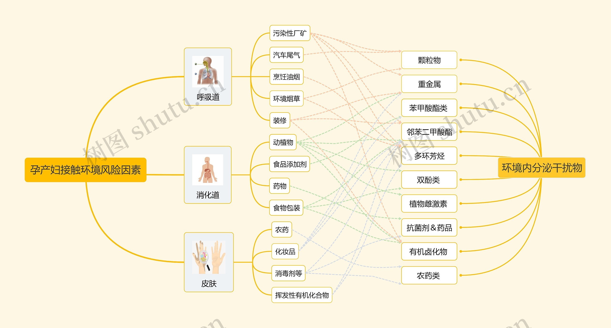 孕产妇接触环境风险因素