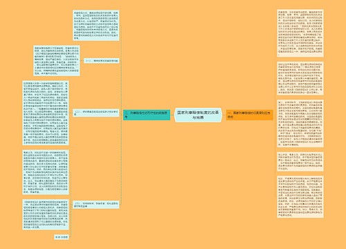 国家刑事赔偿制度的改革与完善