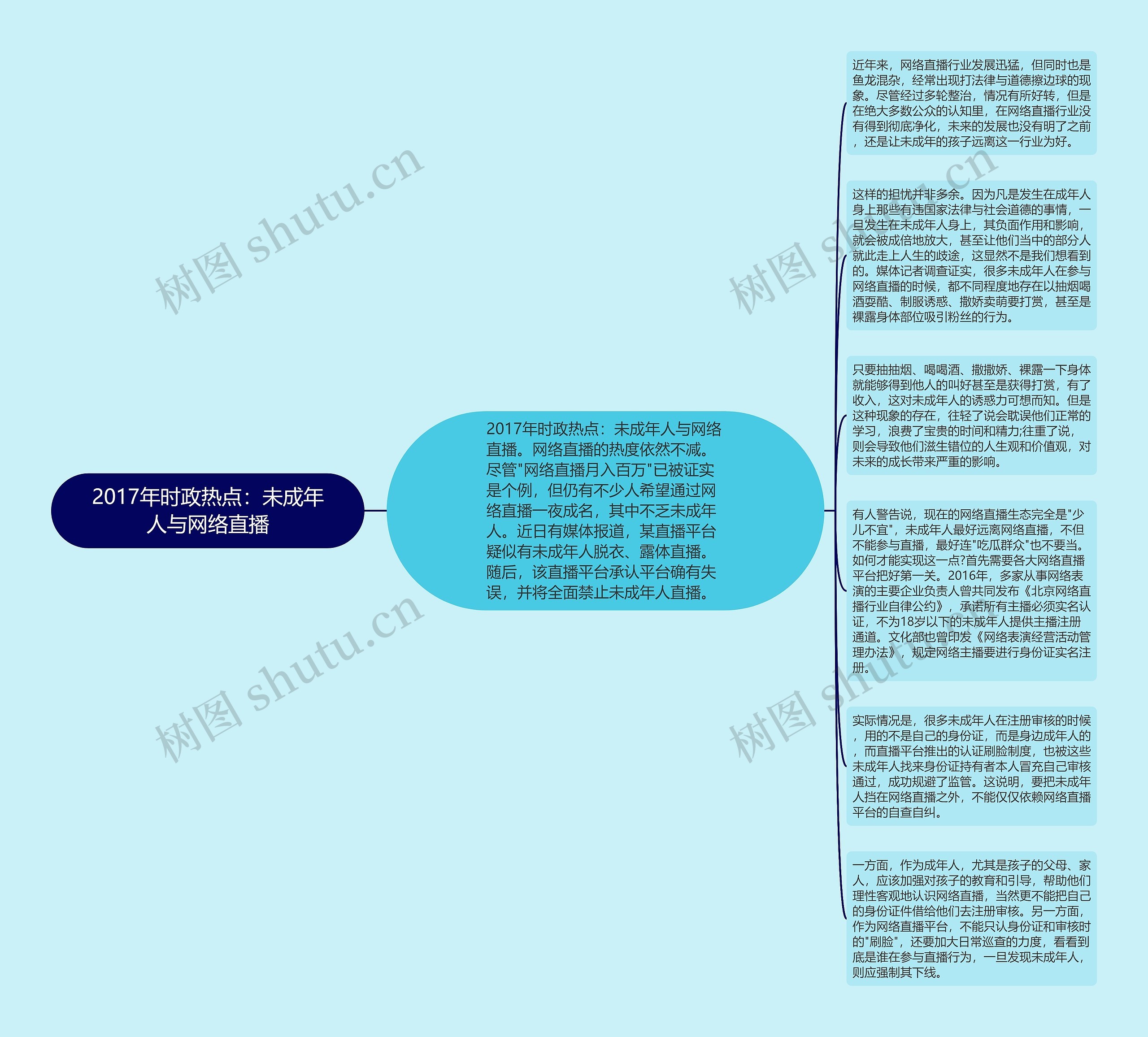 2017年时政热点：未成年人与网络直播