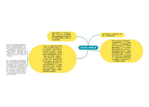 药品打假 为啥那么难思维导图