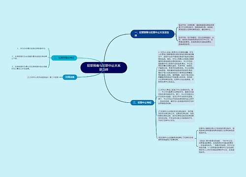 犯罪预备与犯罪中止关系是怎样