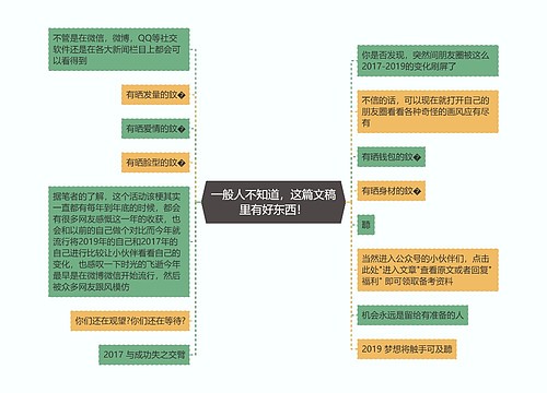 一般人不知道，这篇文稿里有好东西！