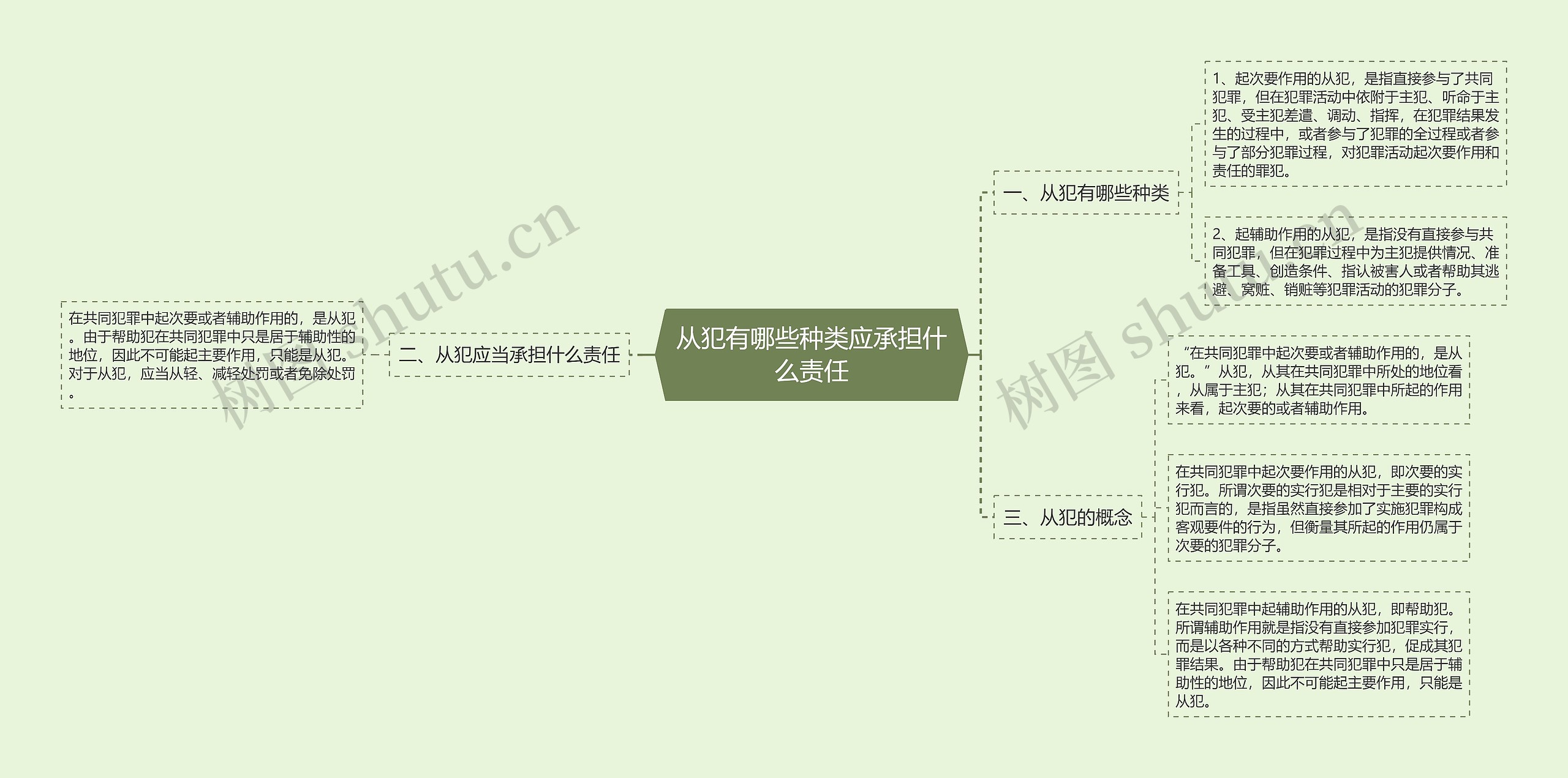 从犯有哪些种类应承担什么责任