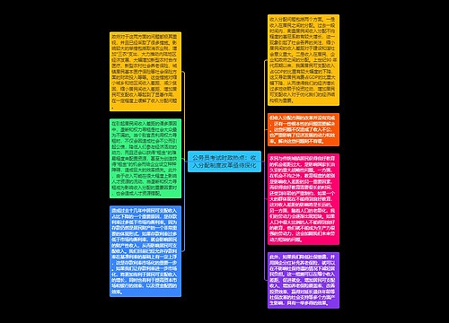 公务员考试时政热点：收入分配制度改革亟待深化