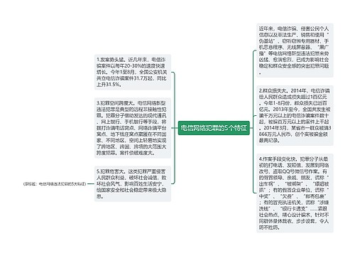 电信网络犯罪的5个特征