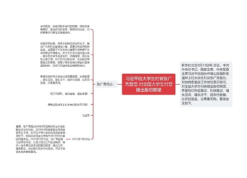 习近平给大学生村官张广秀复信 对全国大学生村官提出殷切期望