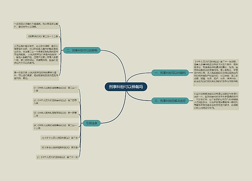 刑事纠纷可以仲裁吗